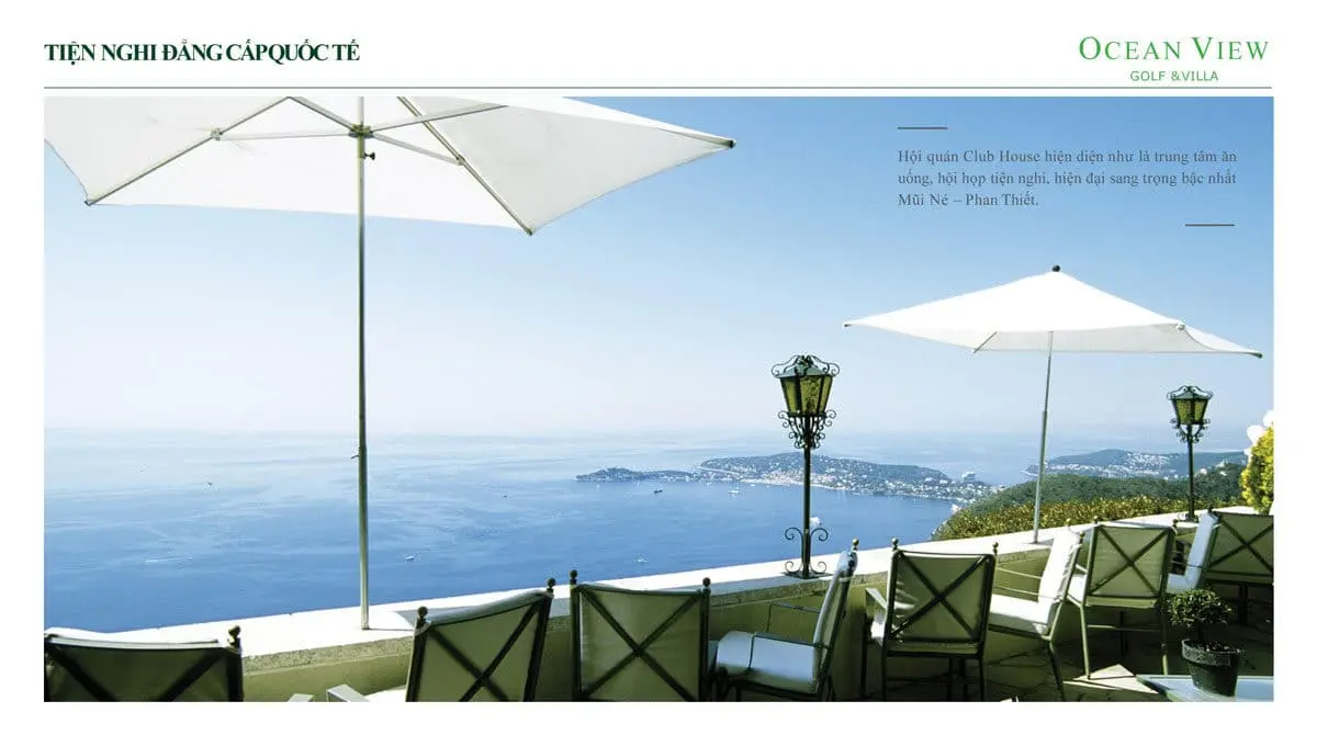 OCEAN VIEW GOLF & VILLAS PHAN THIẾT 3 Bar Club Dự án Ocean View Golf & Villas