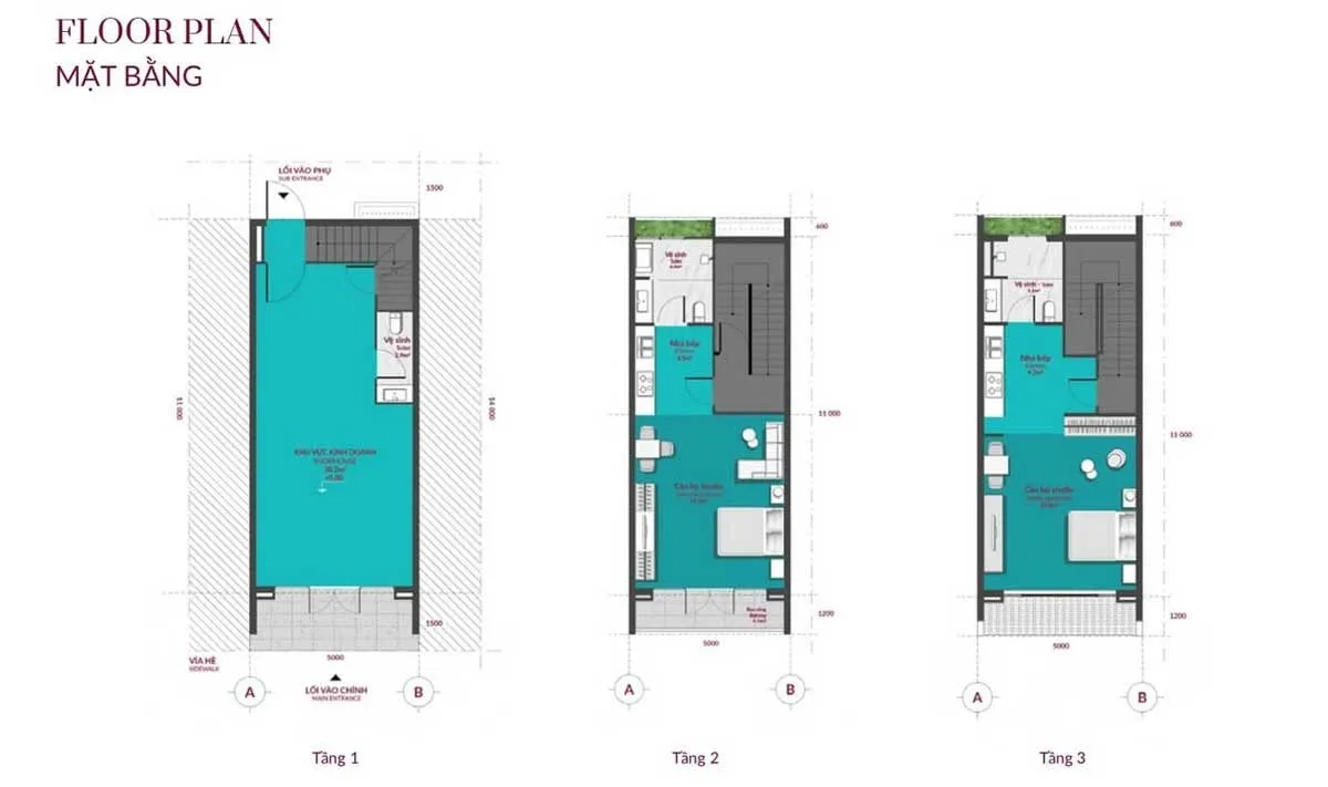 Hội An D'or 10 Thiết kế Shophouse Dự án Hoian d’Or Quảng Nam
