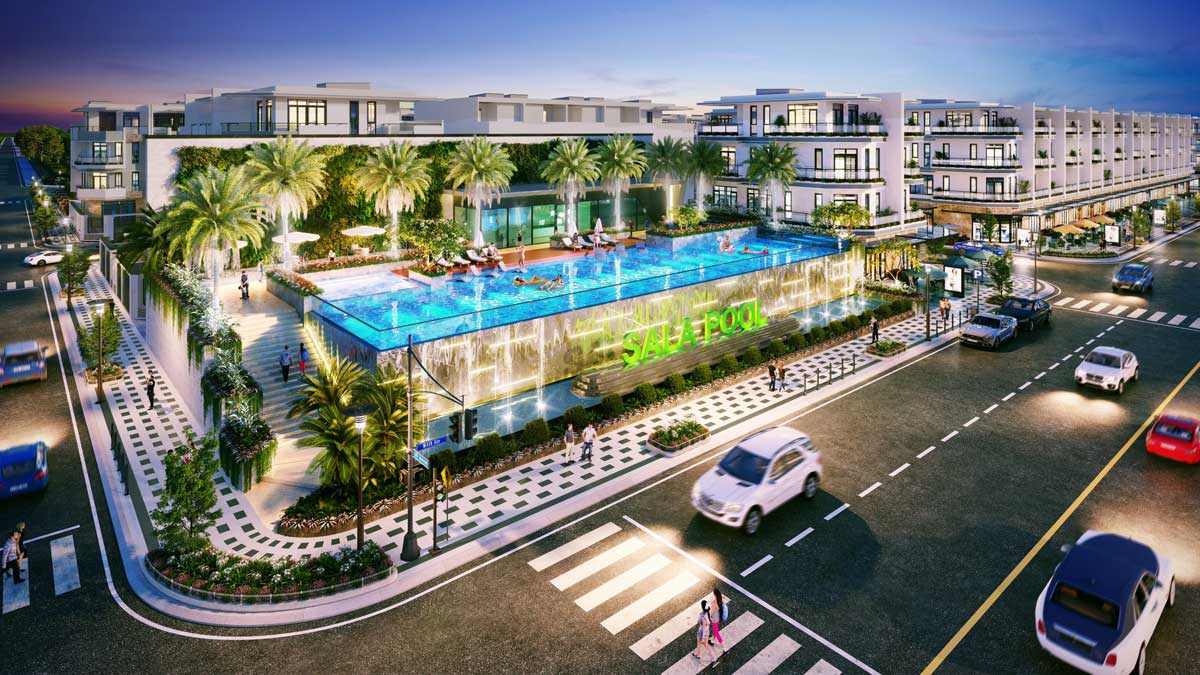 Khu Sala Pool Dự án Sala Phú Mỹ Park Residences