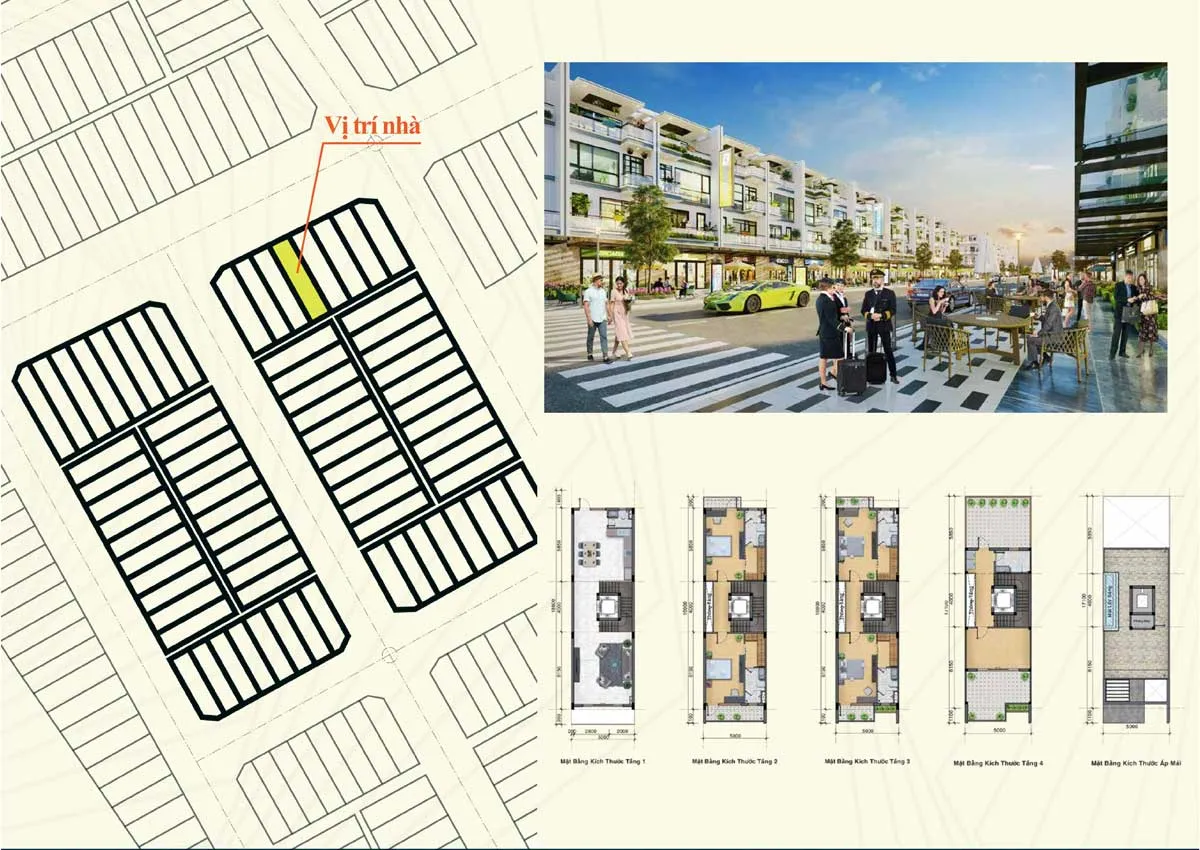 Sala Phú Mỹ 17 Thiết kế nhà phố Phân khu The Diamond Dự án Sala Phú Mỹ Park Residences