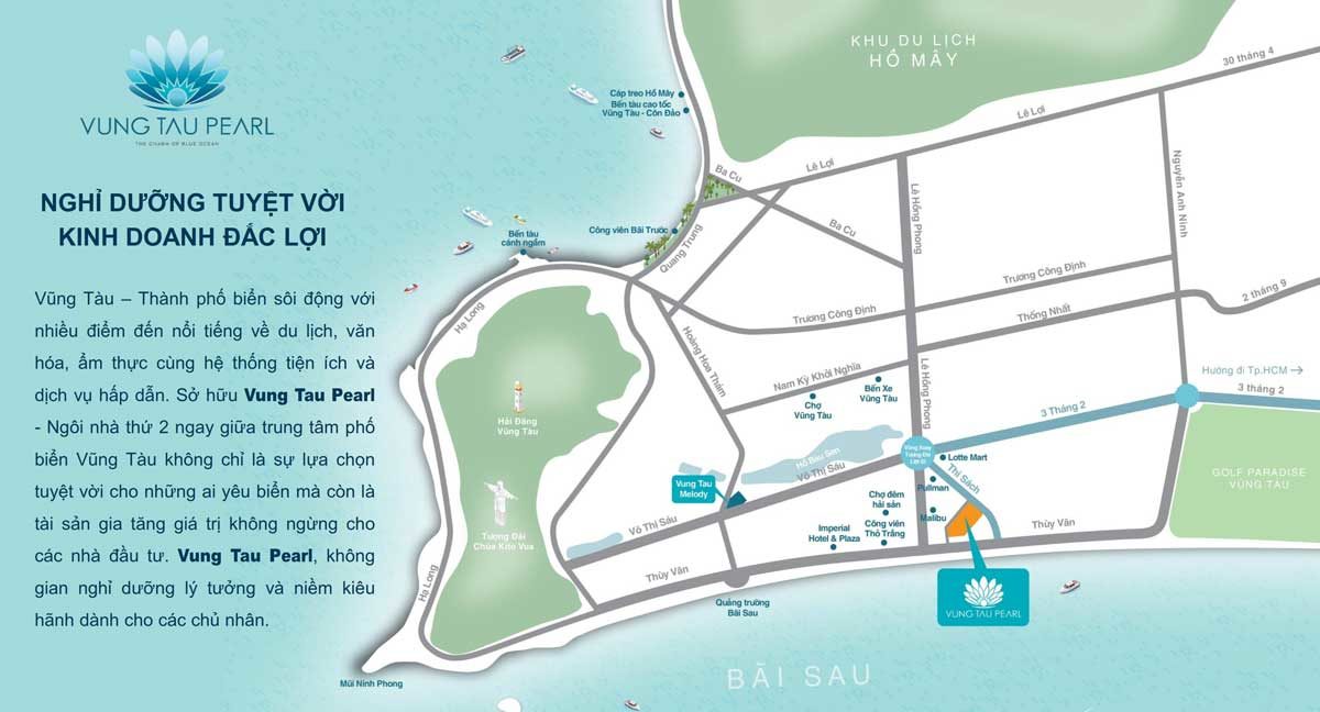 Vị trí Dự án Căn hộ Vung Tau Pearl