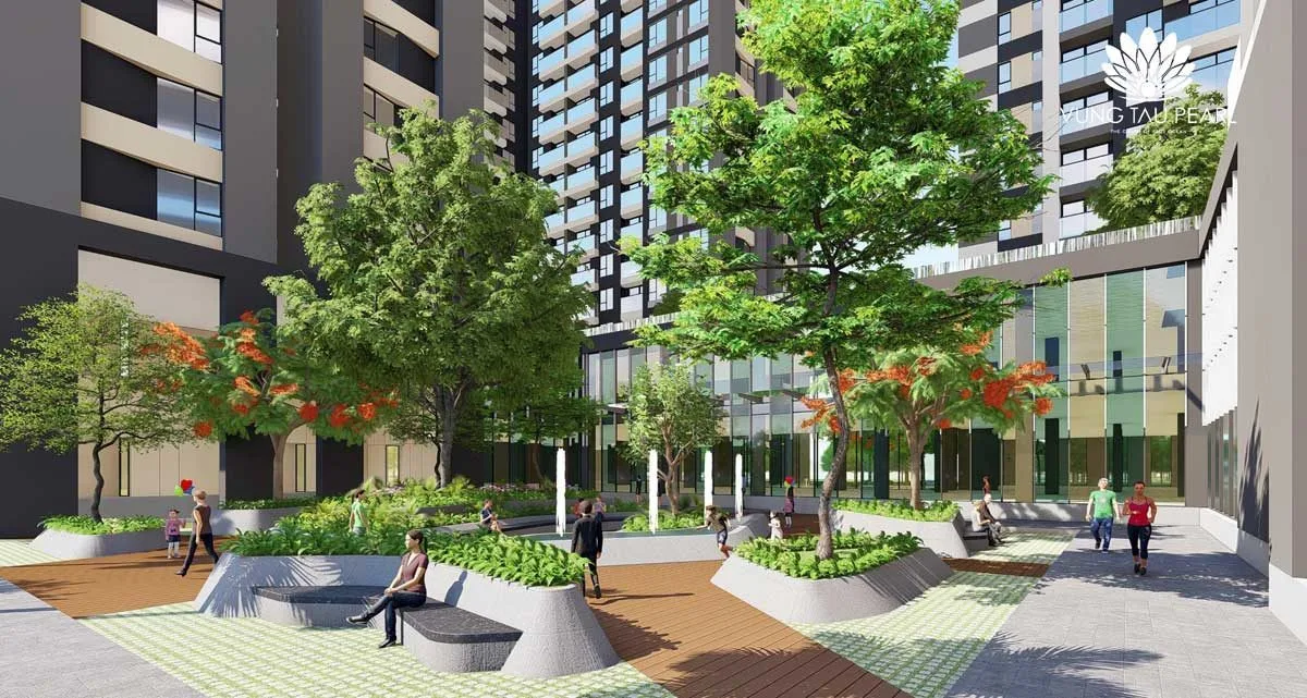 VŨNG TÀU PEARL 12 Công viên nội khu Dự án Căn hộ Vũng Tàu Pearl