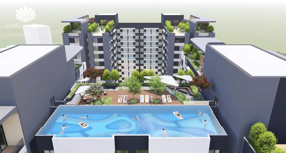 VŨNG TÀU PEARL 11 Hồ bơi nội khu Dự án Căn hộ Vũng Tàu Pearl