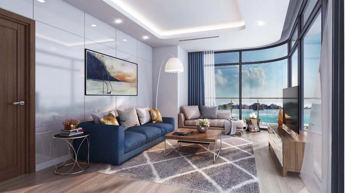 SAILING BAY NINH CHỮ 17 Phòng khách Căn hộ Sailing Bay Ninh Chữ