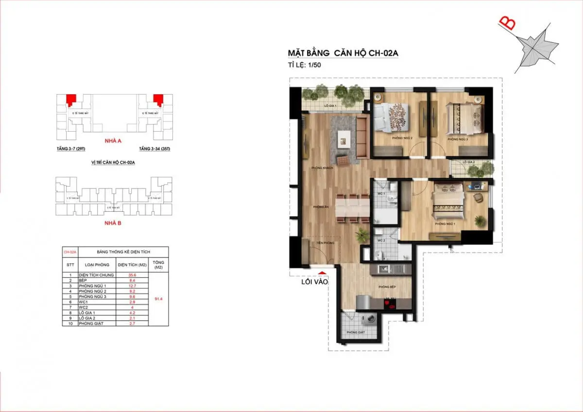 HIM LAM CITY QUẬN 2 12 Thiết kế Căn hộ Him Lam City Bình An Quận 2