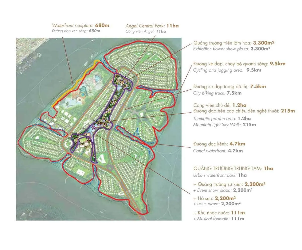 Paradise Island 5 Tiện ích Dự án Khu đô thị Paradise Island Nhơn Trạch Đồng Nai