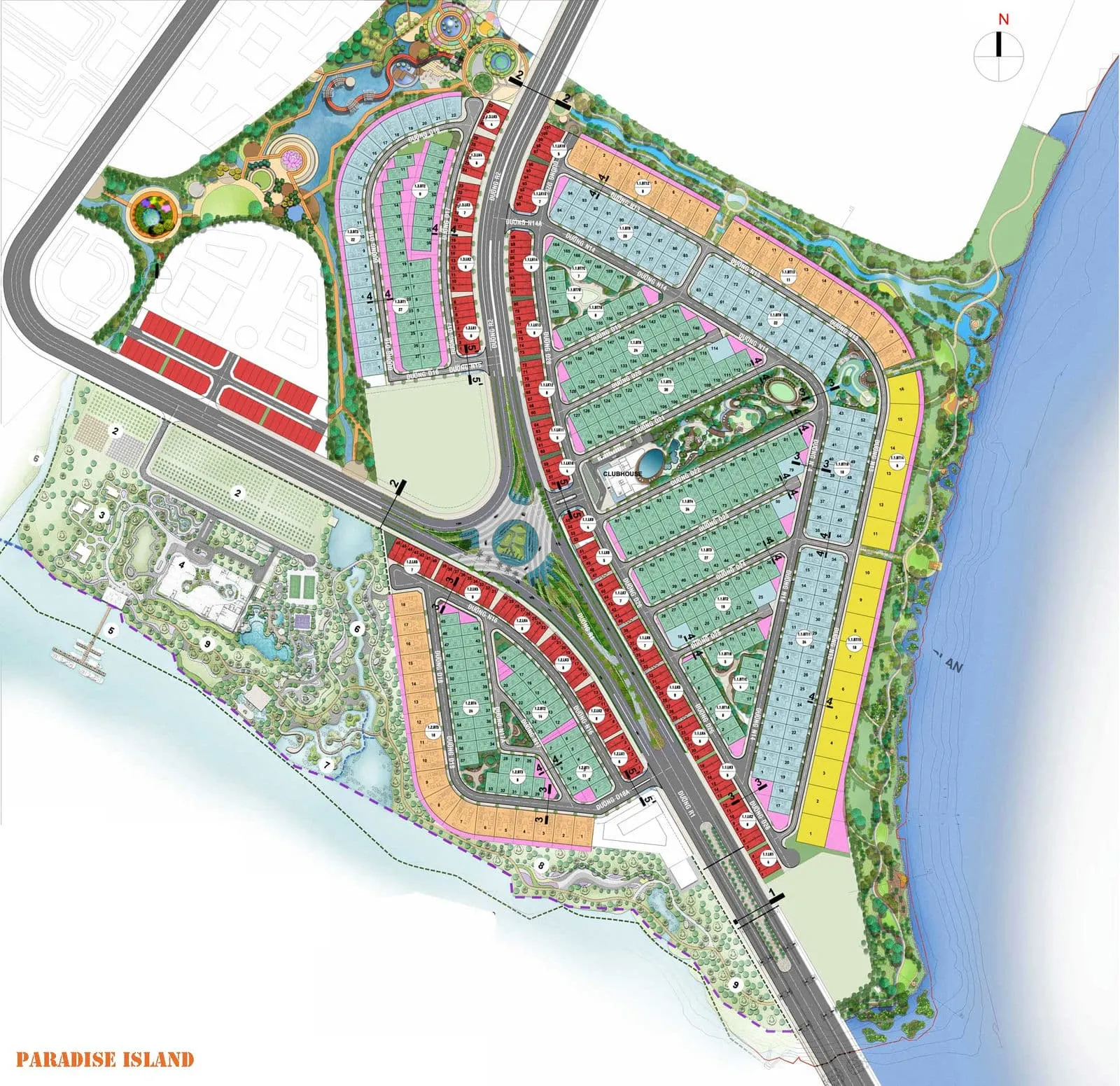 Paradise Island 6 Tiện ích Tiểu đảo Dự án Khu đô thị Paradise Island Nhơn Trạch Đồng Nai