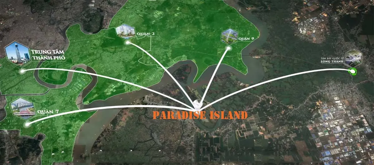 Paradise Island 7 Tiện ích liên kết vùng Dự án Khu đô thị Paradise Island Nhơn Trạch Đồng Nai