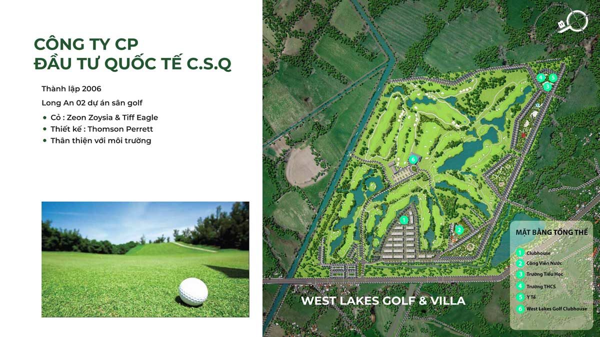 Tiện ích Dự án West Lakes Golf & Villas