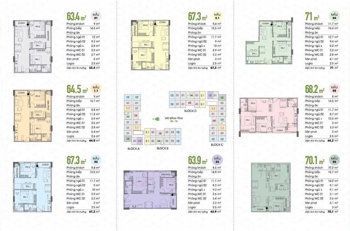 TECCO VINA GARDEN 6 Thiết kế Căn hộ Tecco Vina Garden Quận 9