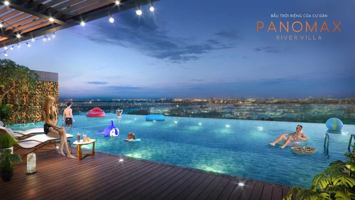 PANOMAX RIVER VILLA 5 Hồ bơi Panorama tại Căn hộ Panomax River Villa