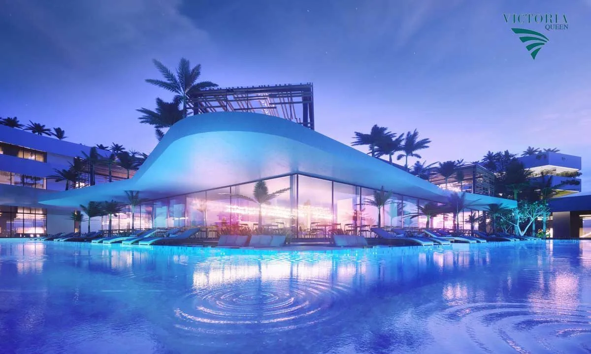 VICTORIA QUEEN BÌNH TÂN 5 Hồ bơi chân mây tại Căn hộ Victoria Queen Bình Tân