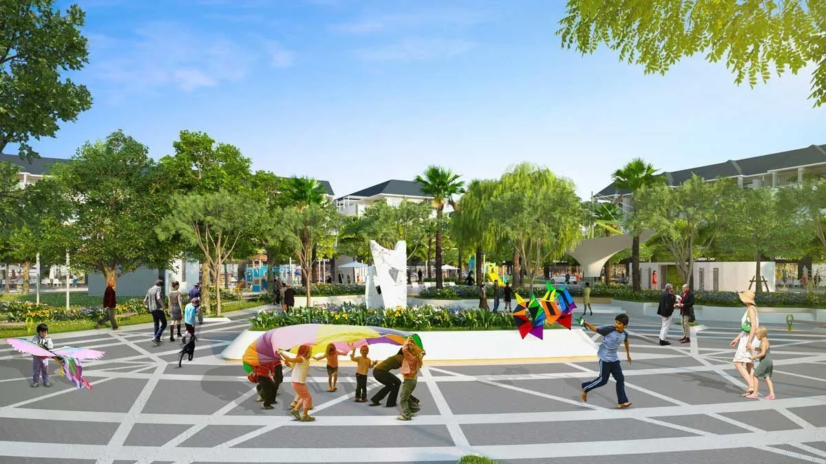 VĂN HOA VILLAS BIÊN HÒA 4 Quảng trường văn hóa Dự án Văn Hoa Villas Biên Hòa Đồng Nai