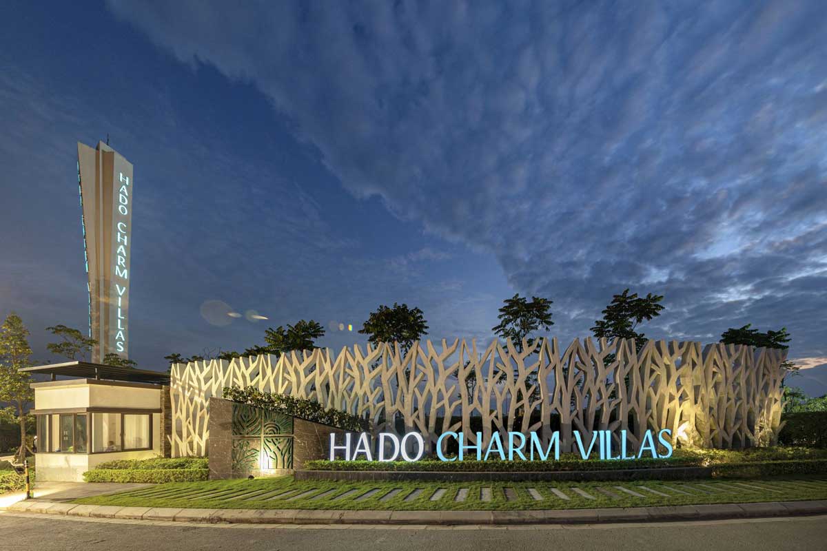 Cổng chào Dự án Hado Charm Villas Hà Nội