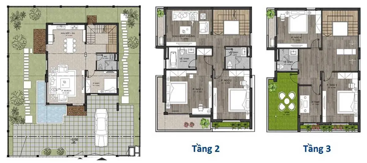 HADO CHARM VILLAS 8 Thiết kế Biệt thự Hado Charm Villas Hà Nội