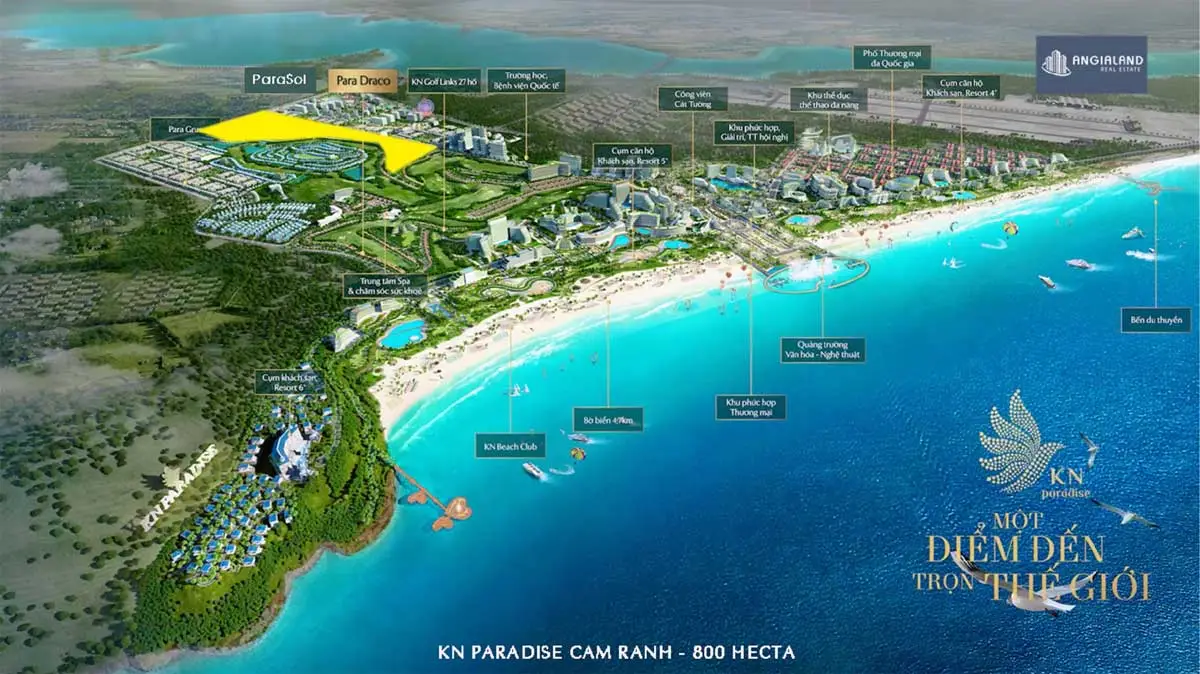 ParaSol Cam Ranh 4 Phân khu ParaSol tại Khu đô thị KN Paradise Cam Ranh