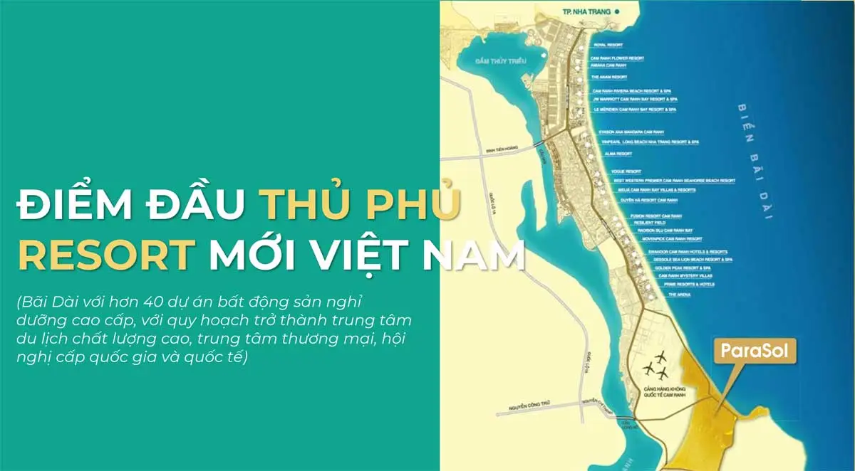 ParaSol Cam Ranh 6 Vị trí Dự án ParaSol Cam Ranh