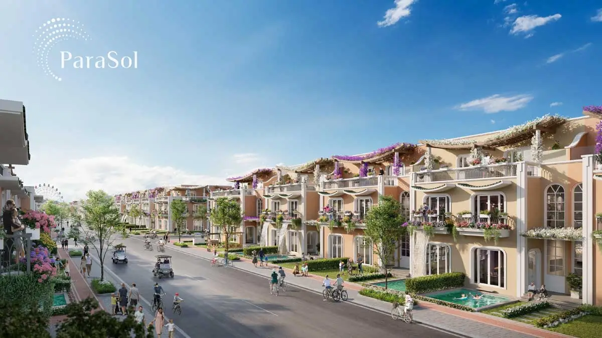 ParaSol Cam Ranh 17 Phối cảnh Nhà phố Dự án ParaSol Cam Ranh