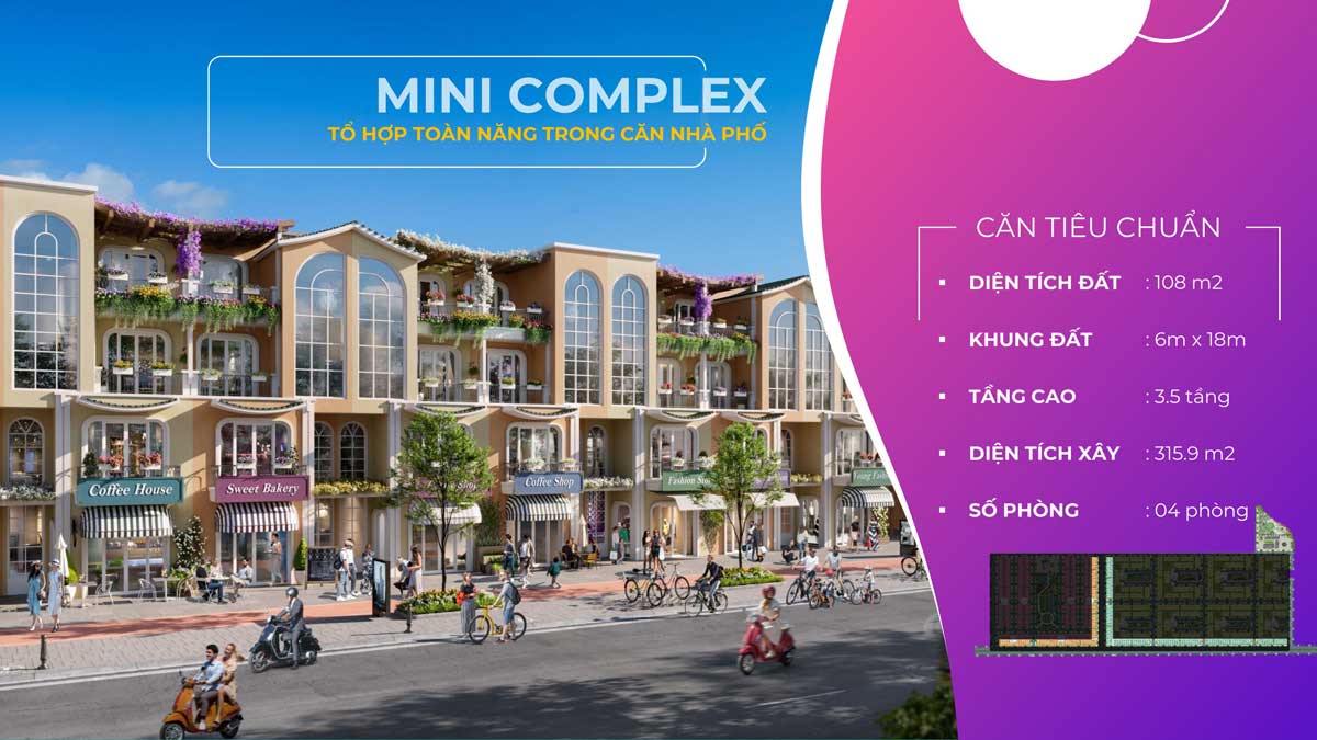 Nhà phố Liền kề Mini Complex ParaSol Cam Ranh