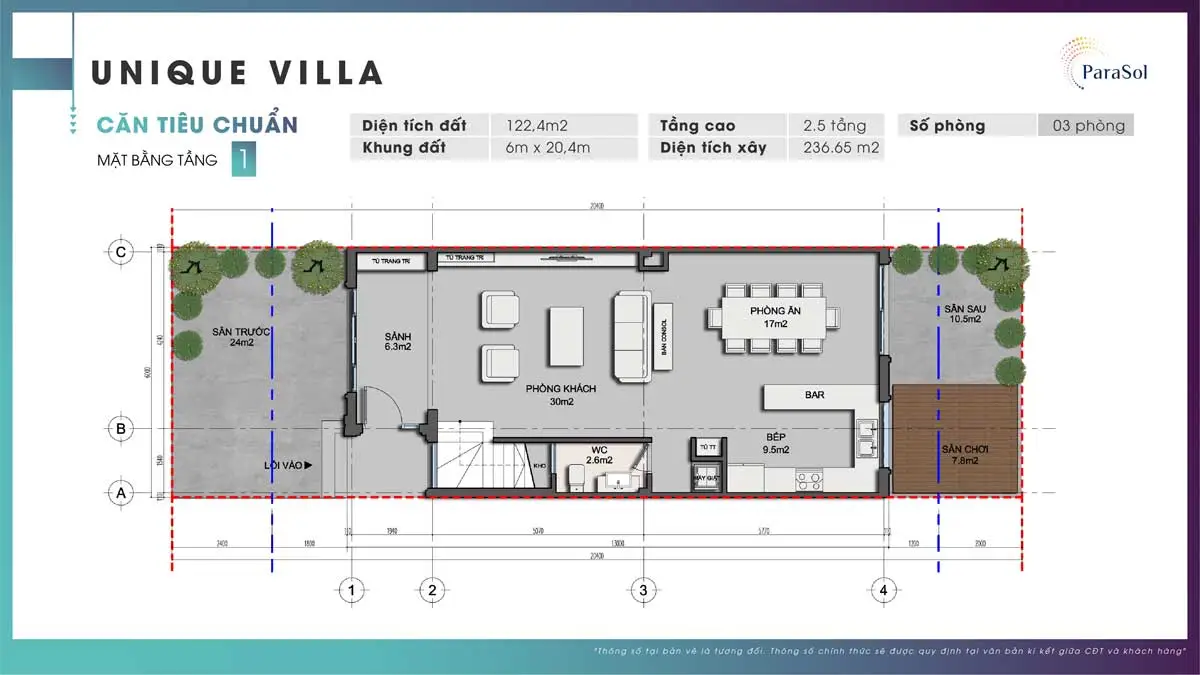 Tầng 1 Unique Villa Tầng 1 Unique Villa