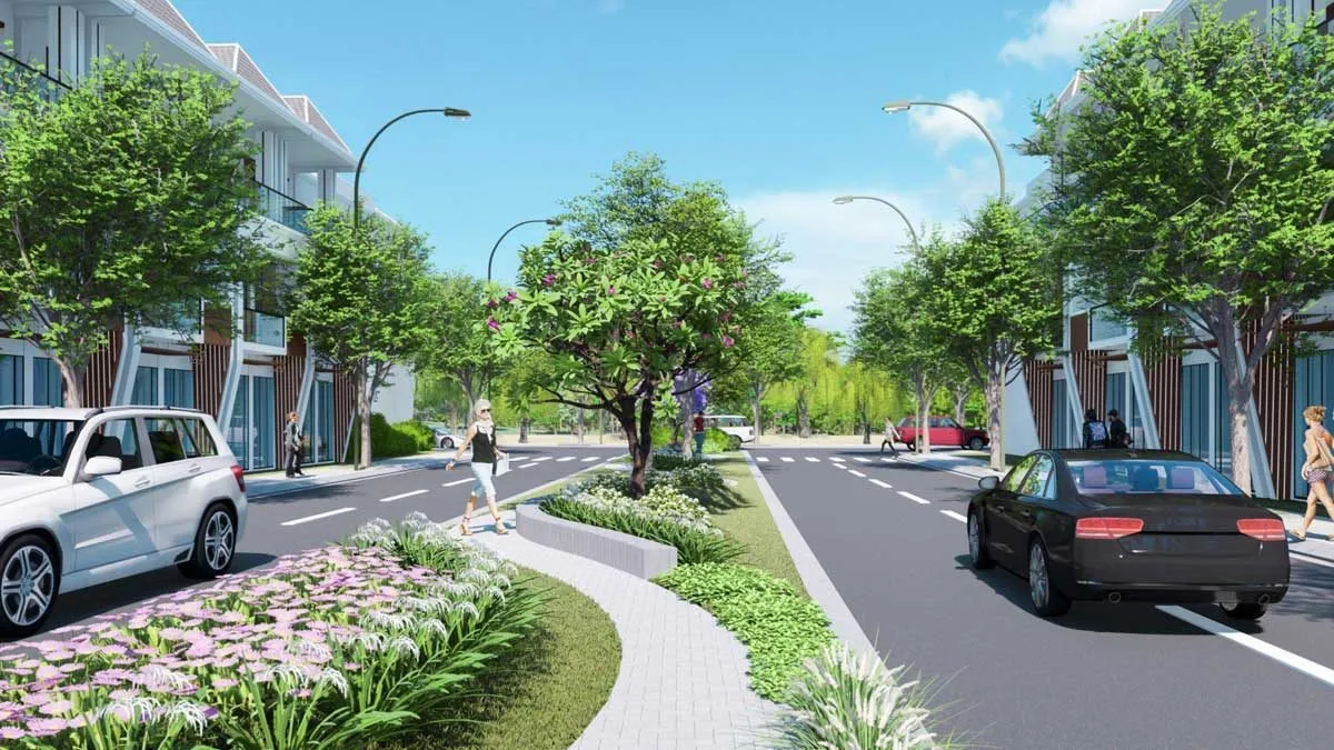 KHU ĐÔ THỊ SAO VÀNG LONG AN 11 Công viên Dự án Khu đô thị Sao Vàng Long An