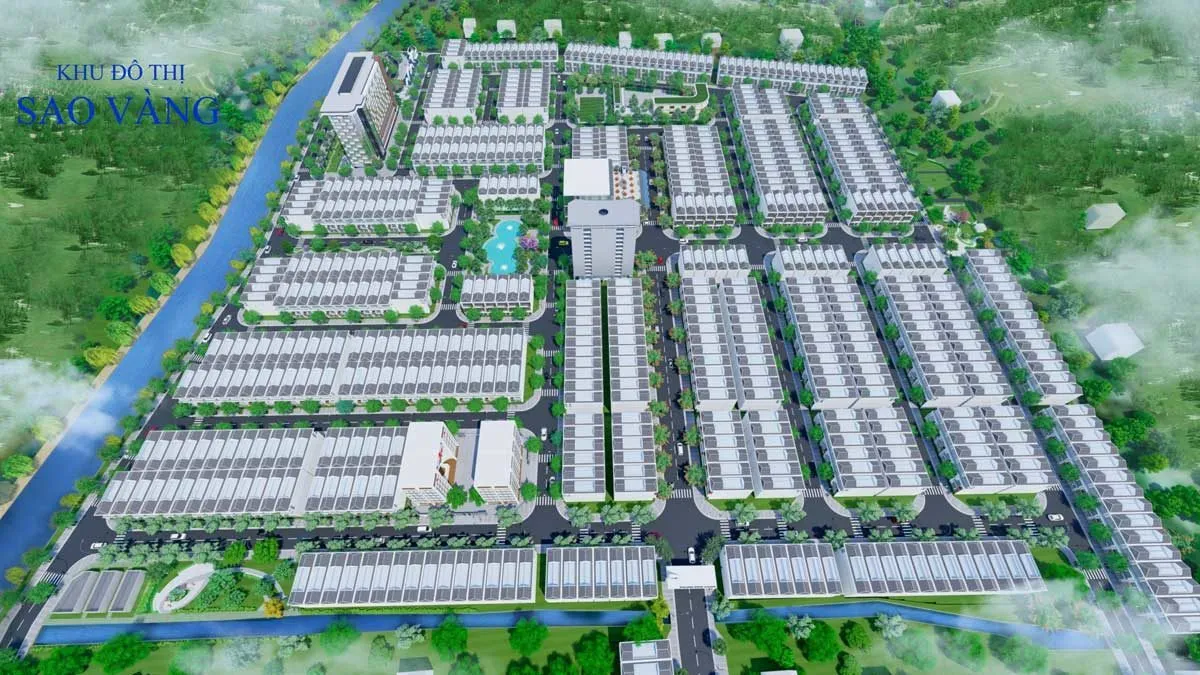 KHU ĐÔ THỊ SAO VÀNG LONG AN 13 Mặt bằng Dự án Khu đô thị Sao Vàng Long An