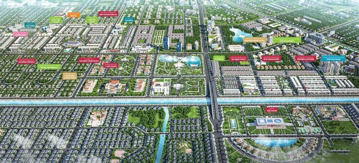 CÁT TƯỜNG WESTERN PEARL VỊ THANH 2 Dự án Khu đô thị Cát Tường Western Pearl Vị Thanh Hậu Giang