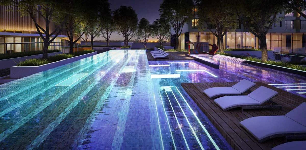 DEFINE QUẬN 2 4 Hồ bơi tràn bờ Dự án Căn hộ Define Thạnh Mỹ Lợi Quận 2