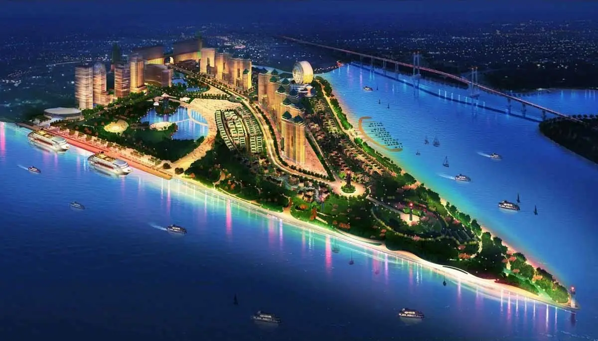Saigon Peninsula 2 Toàn cảnh Dự án Khu đô thị Saigon Peninsula Quận 7 về đêm