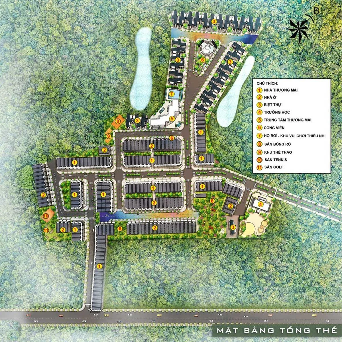 WONDERHOME ĐỒNG XOÀI 4 Mặt bằng Dự án WonderHome Đồng Xoài