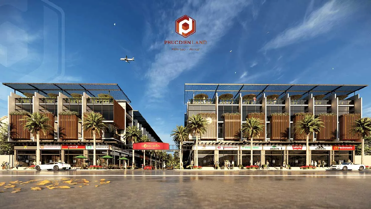 KHU DÂN CƯ LONG ĐIỀN BÀ RỊA 8 Phối cảnh Nhà phố Dự án Khu dân cư Long Điền Bà Rịa