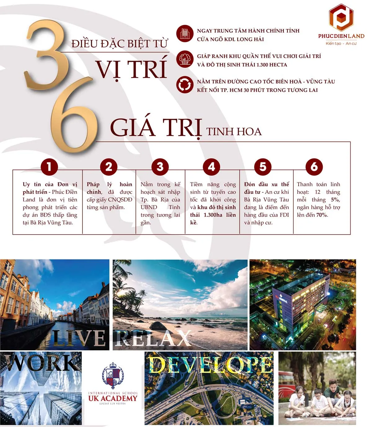 KHU DÂN CƯ LONG ĐIỀN BÀ RỊA 5 Tiện ích Dự án Khu dân cư Long Điền Bà Rịa Vũng Tàu