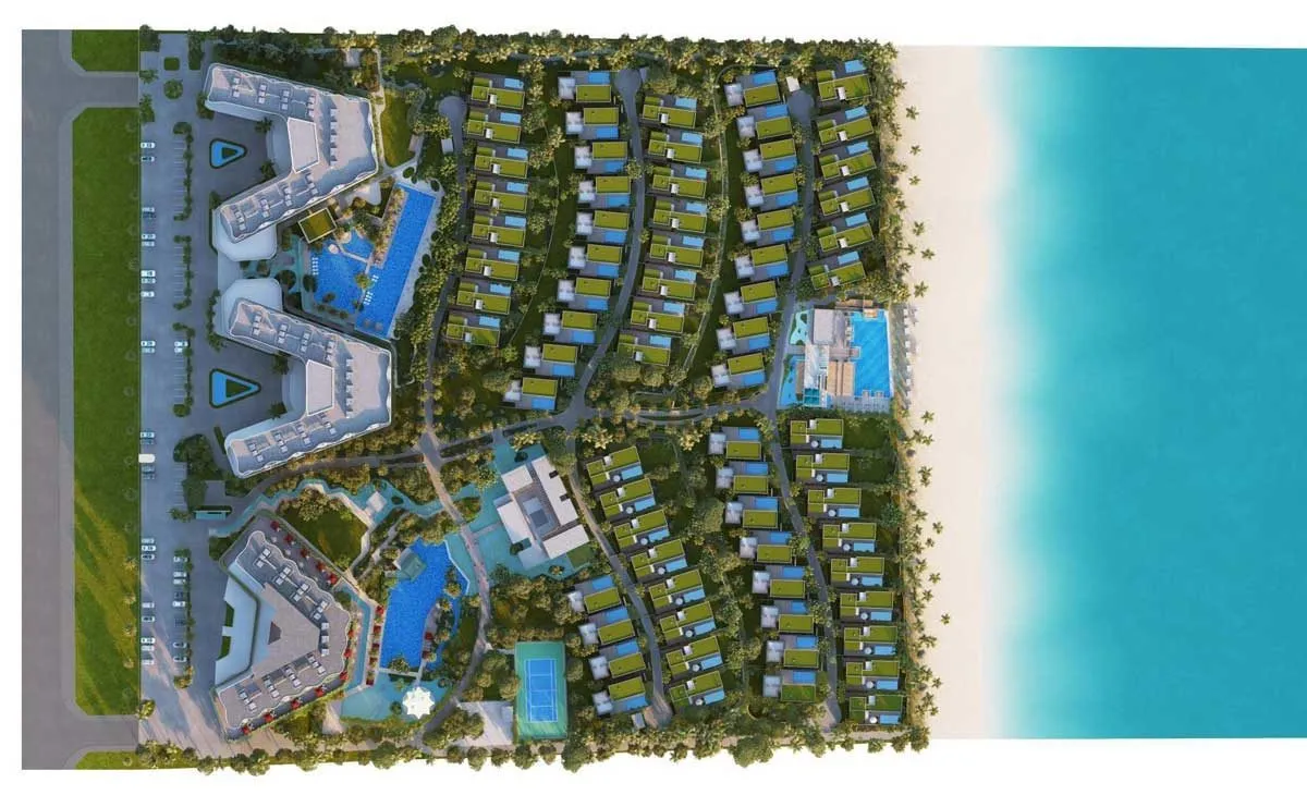 SHANTIRA RESORT & SPA HỘI AN 5 Mặt bằng tổng thể Dự án Biệt Thự & Căn hộ Condotel Shantira Resort & Spa Hội An