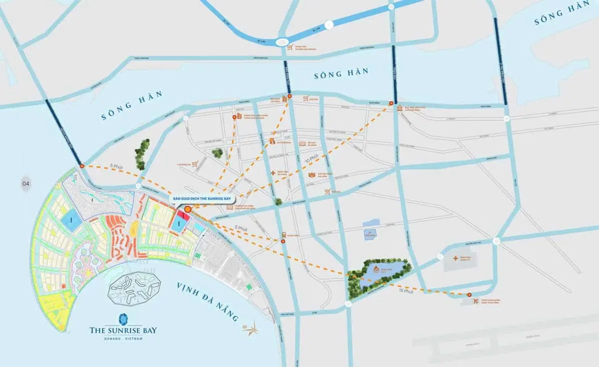 The Sunrise Bay 6 Vị trí Khu đô thị The Sunrise Bay Đà Nẵng