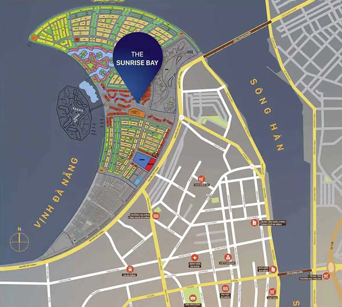 The Sunrise Bay 5 Vị trí Dự án The Sunrise Bay Đà Nẵng