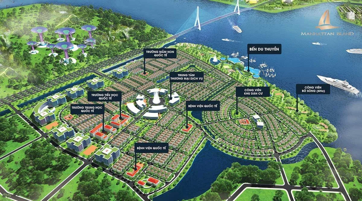 MANHATTAN ISLAND NHƠN TRẠCH 3 Tiện ích nội khu Dự án Khu đô thị Manhattan Island Nhơn Trạch Đồng Nai
