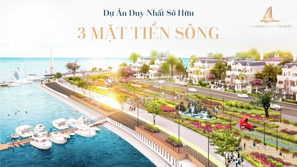 Dự án Khu đô thị Manhattan Island Nhơn Trạch 3 mặt sông Đồng Nai