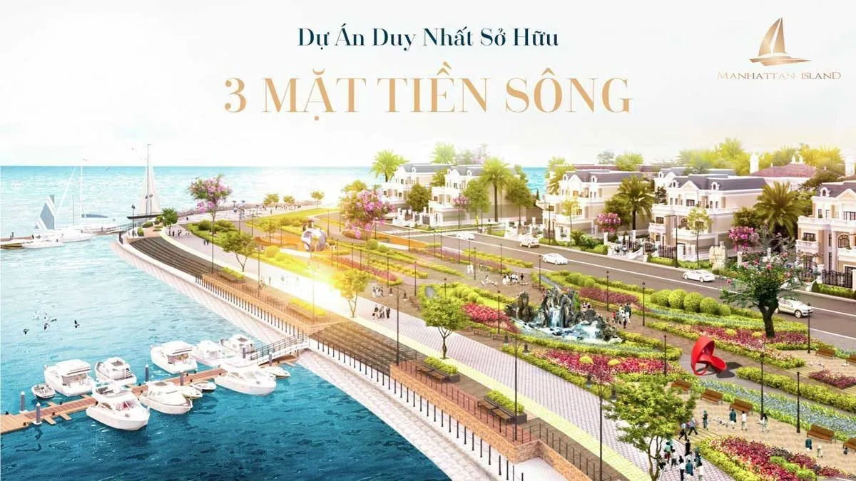 MANHATTAN ISLAND NHƠN TRẠCH 4 Dự án Khu đô thị Manhattan Island Nhơn Trạch 3 mặt sông Đồng Nai