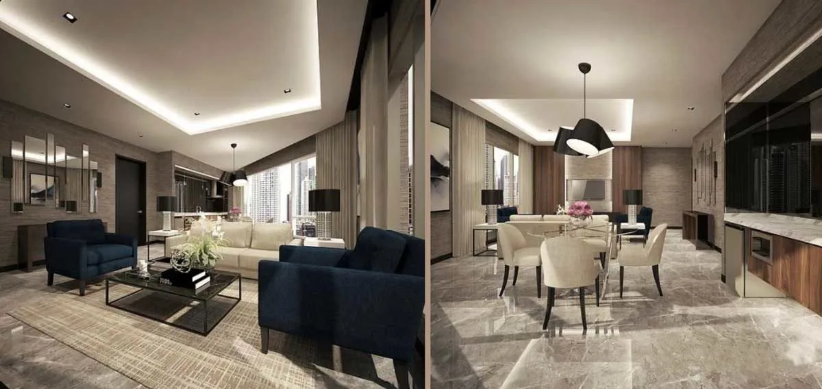 THE LIGHT PHÚ YÊN 12 Phòng khách Căn hộ The Light Phú Yên