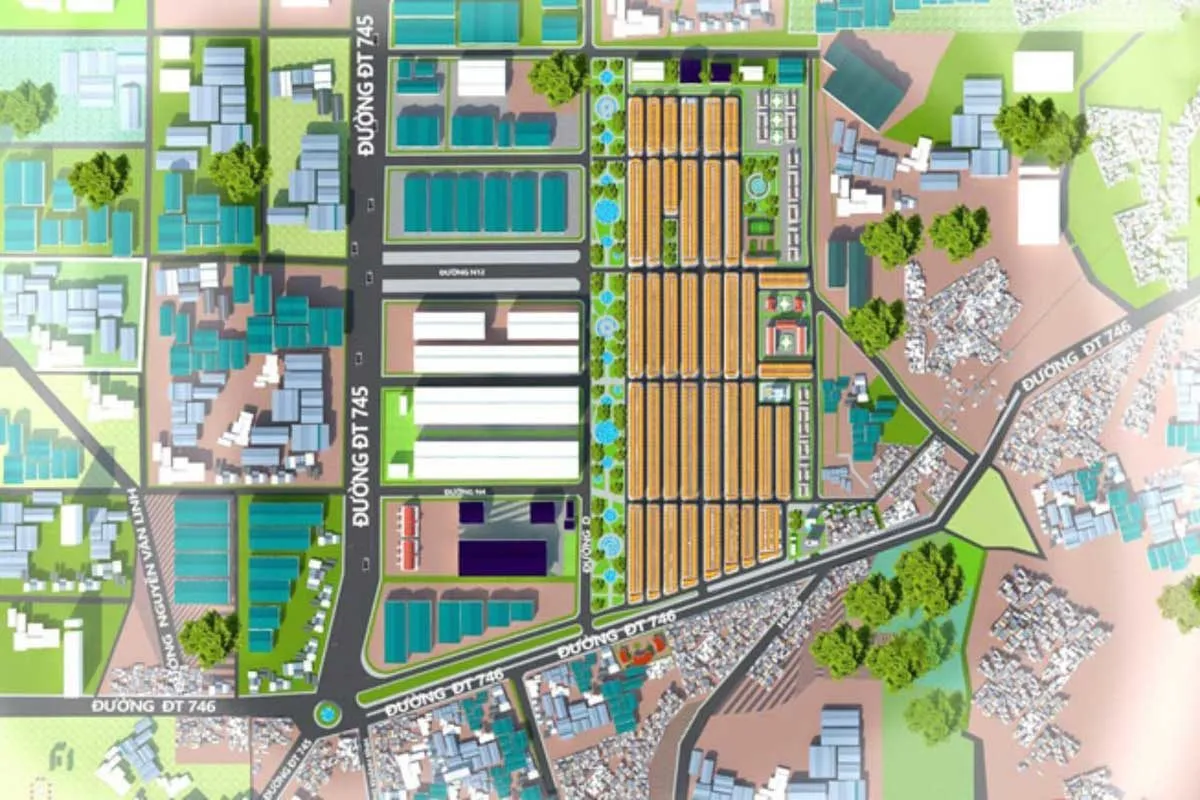 Vị trí Dự án Khu dân cư City Land Bình Dương Vị trí Dự án Khu dân cư City Land Bình Dương