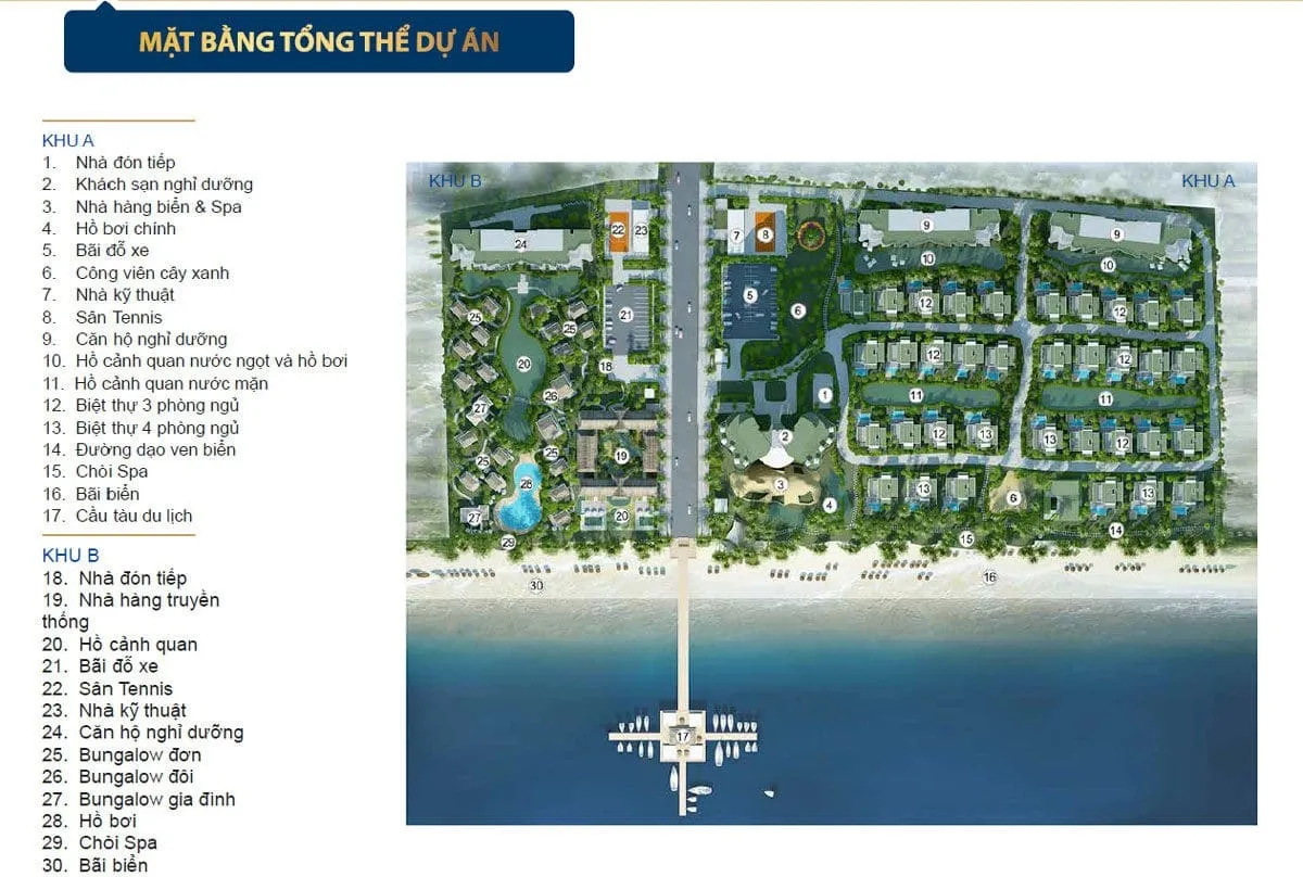 BLUE SAPPHIRE VŨNG TÀU 9 Mặt bằng Tổng thể Dự án Blue Sapphire Vũng Tàu