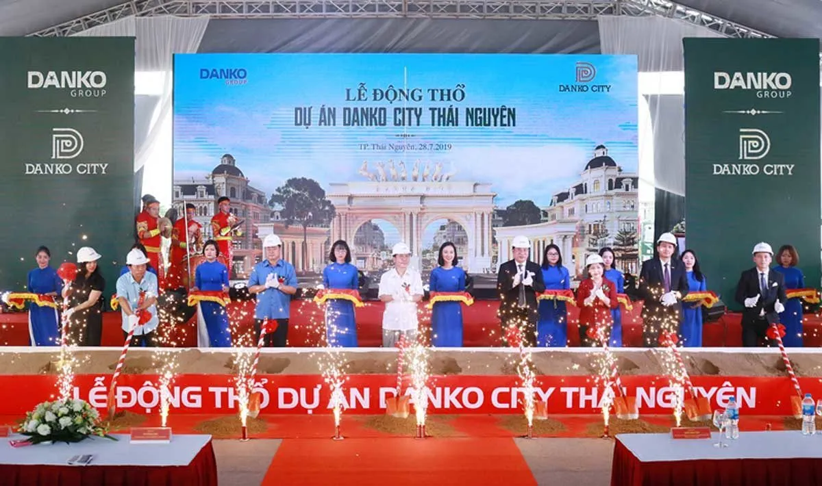 DANKO CITY THÁI NGUYÊN 2 Lễ động thổ Dự án Khu đô thị Danko City Thái Nguyên