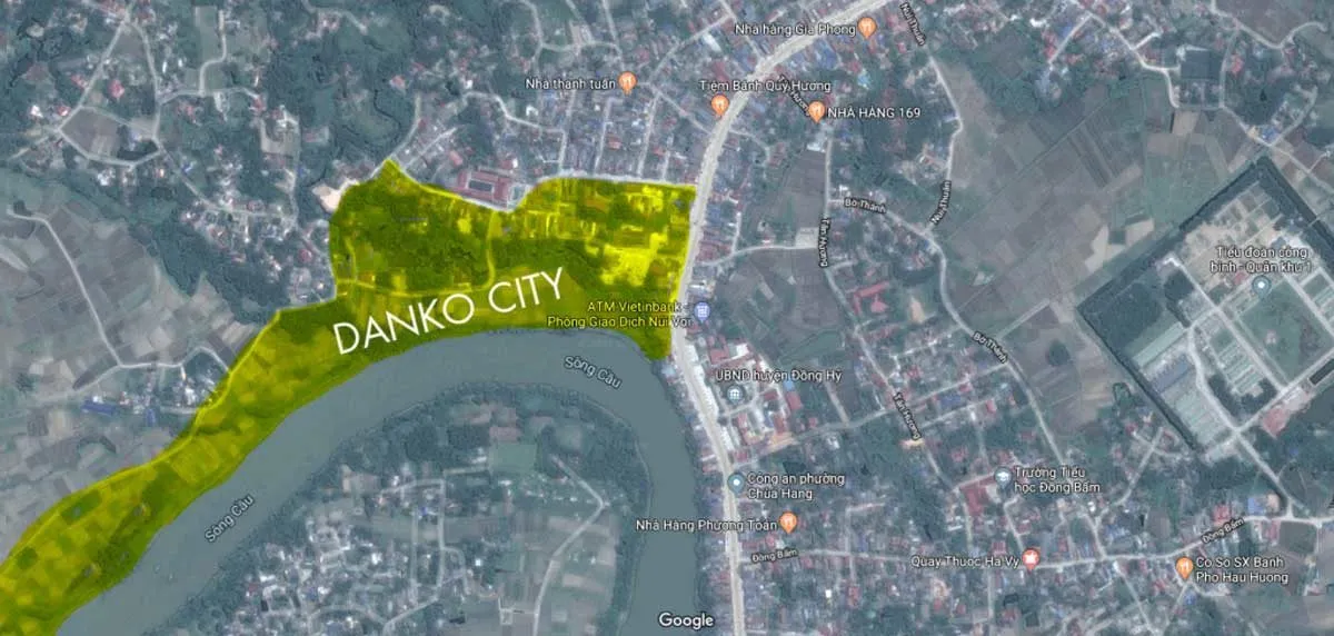 DANKO CITY THÁI NGUYÊN 4 Vị trí Dự án Khu đô thị Danko City Thái Nguyên trên Google Maps