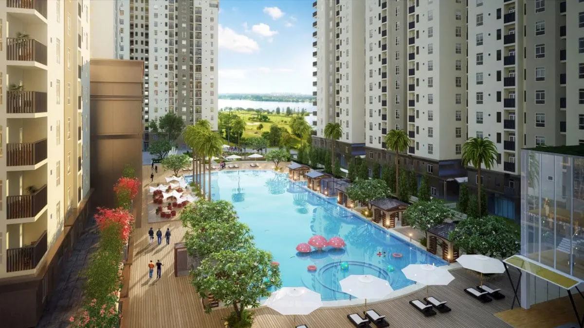 ASAHI TOWER QUẬN 8 6 Hồ bơi Dự án căn hộ Asahi Tower Quận 8