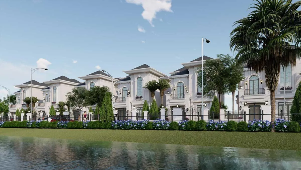 CÀ MAU NEW CITY 13 phoi-canh-khu-biet-thu-view-ho-du-an-khu-do-thi-ca-mau-new-city