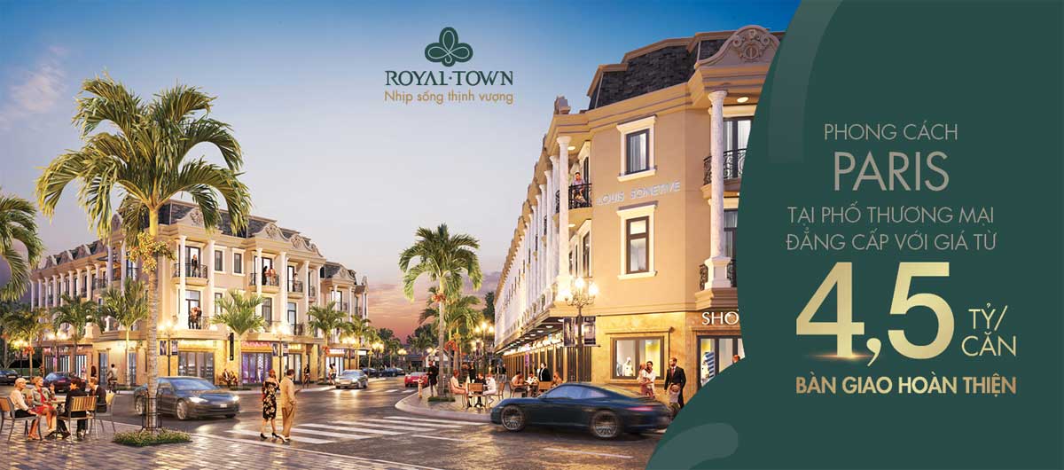 Dự án Nhà phố KDC Royal Town Dĩ An Bình Dương