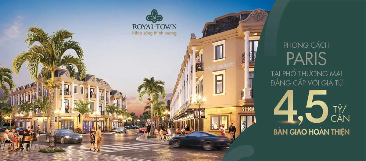 Royal Town 2 Dự án Nhà phố KDC Royal Town Dĩ An Bình Dương