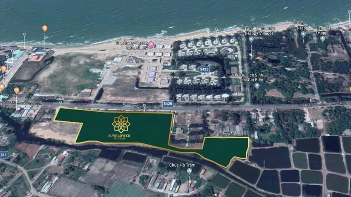 SUNFLOWER HỒ TRÀM 2 vi-tri-du-an-sunflower-ho-tram