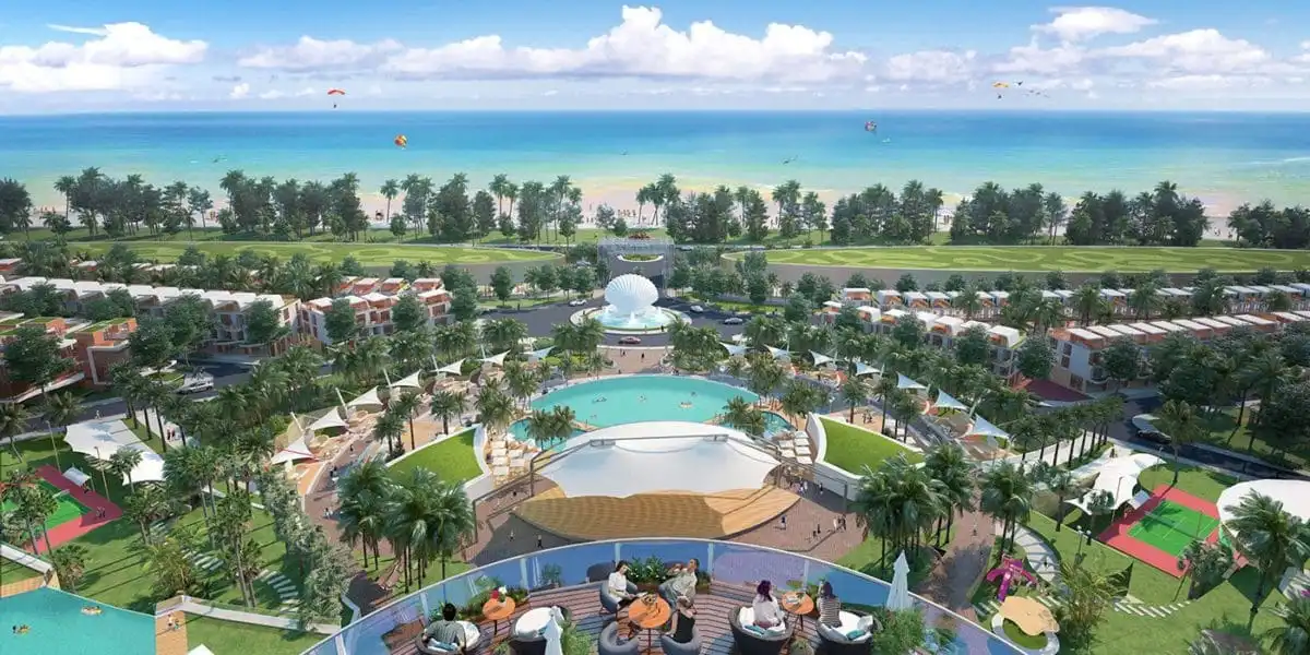 QUEEN PEARL MŨI NÉ PHAN THIẾT 3 khu cong vien noi khu du an queen pearl mui ne