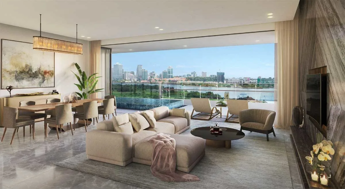 THE RIVER THỦ THIÊM 19 phong-khach-can-ho-the-river-thu-thiem-quan-2